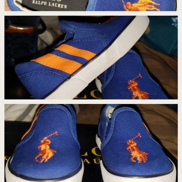 Toddler size 5c Ralph Lauren polo slip ons. - Picture 3 of 3
